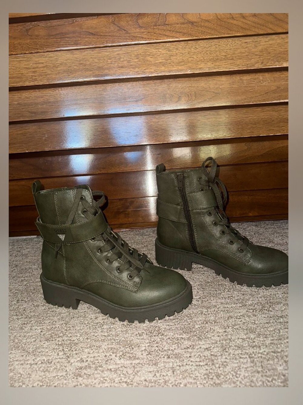 Combat ankle boots